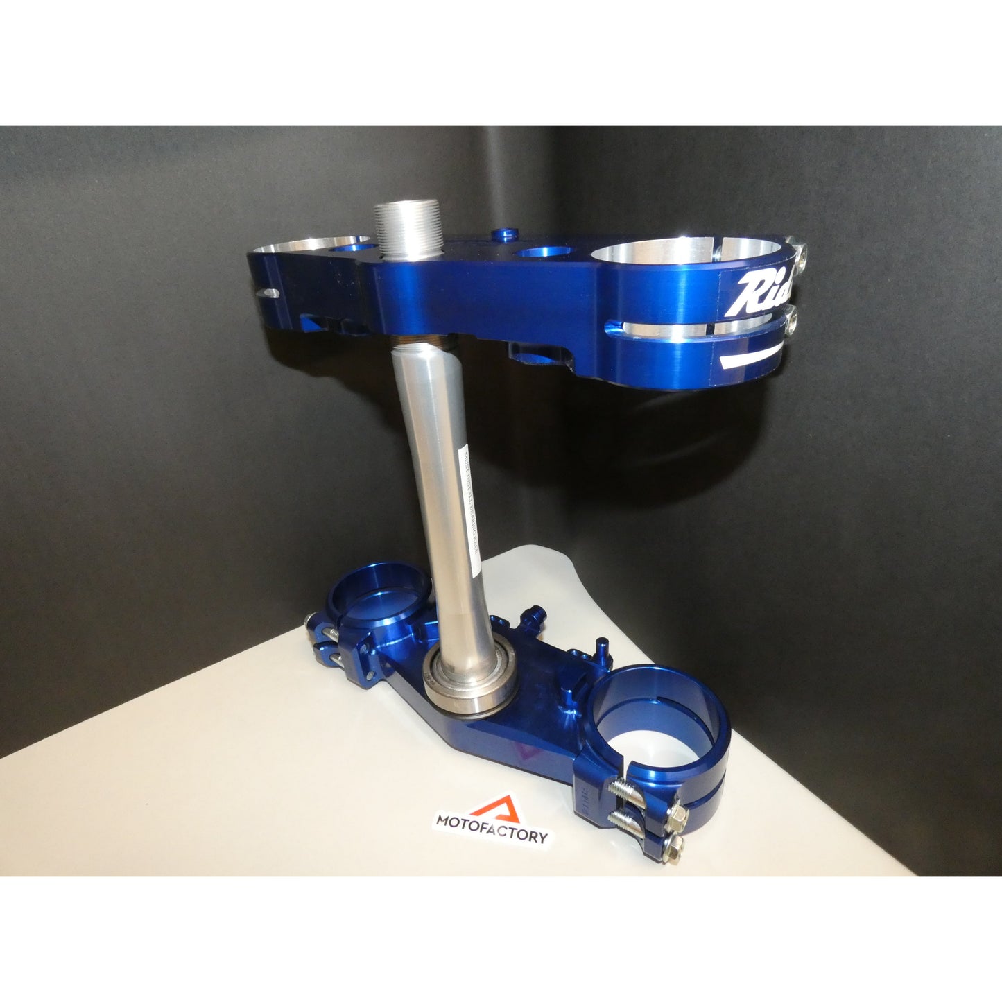 Ride Engineering Yamaha Split Triple Clamp YZF 250 450 23.5mm Offset Blue