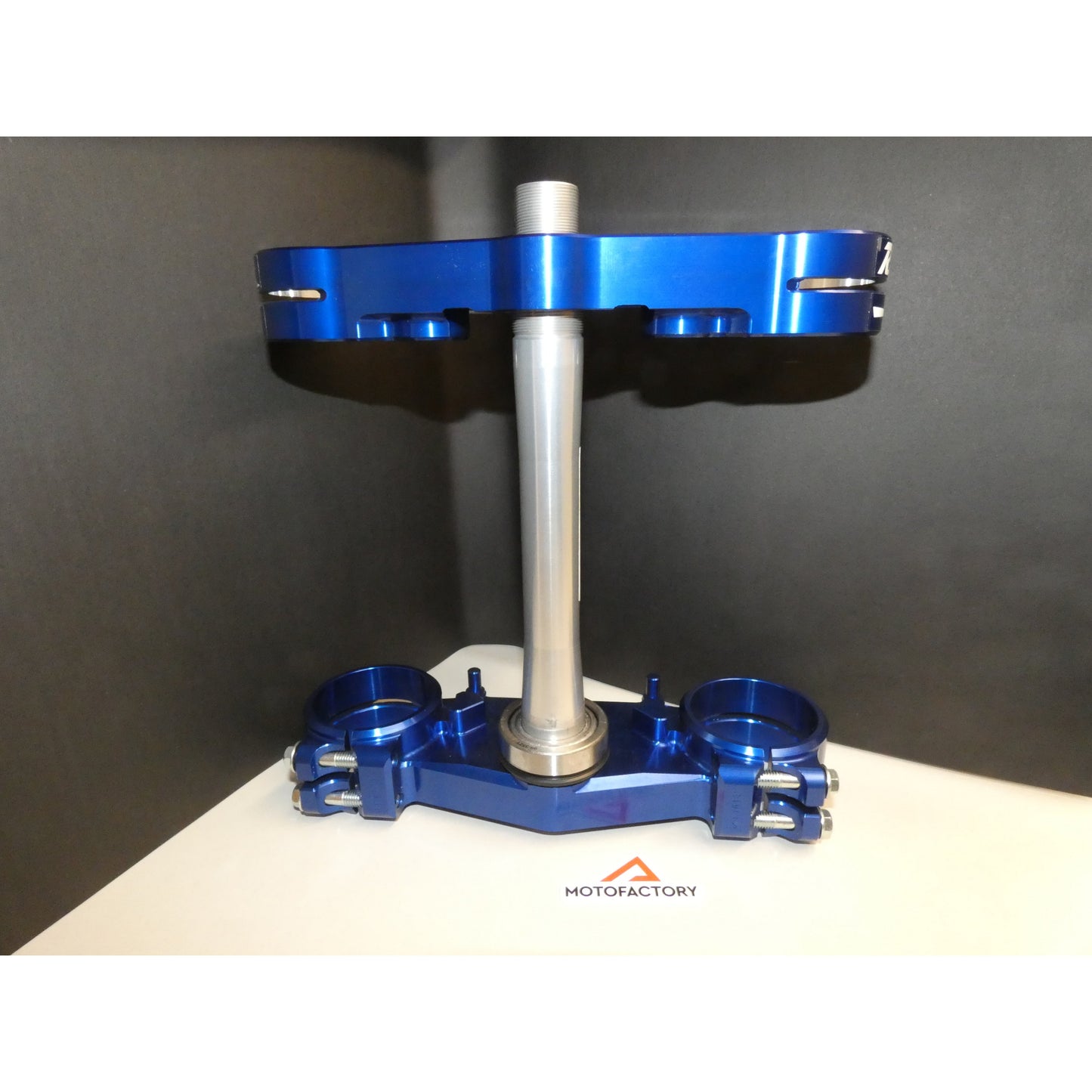 Ride Engineering Yamaha Split Triple Clamp YZ 125 23.5mm Offset Blue KIT!
